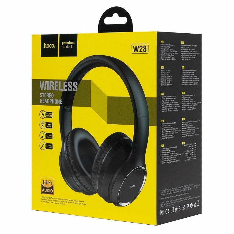 Наушники с микрофоном Hoco W28 Наушники с микрофоном Hoco W28