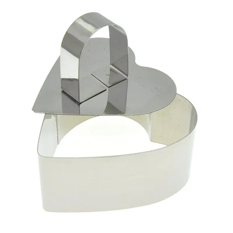 Кулинарная форма "Сердце" с крышкой-прессом