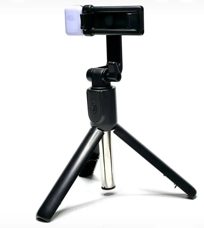 Селфи-палка монопод с Bluetooth пультом и LED подсветкой