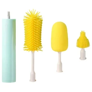 Электрическая щетка для чистки бутылок с 3-мя насадками Электрическая щетка для чистки бутылок с 3-мя насадками