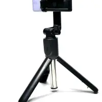 Селфи-палка монопод с Bluetooth пультом и LED подсветкой