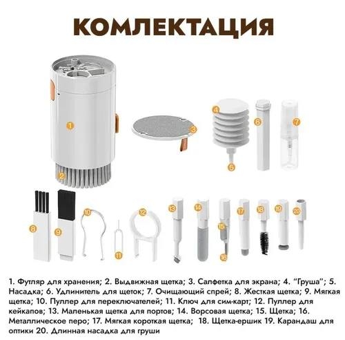 Чистящий набор для электроники 20в1 Чистящий набор для электроники 20в1