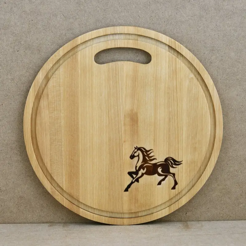 Доска разделочная с желобками Мустанг 28 см