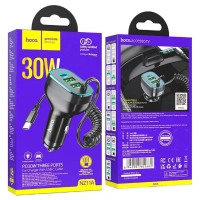 Автомобильное зарядное устройство с кабелем Hoco NZ11A