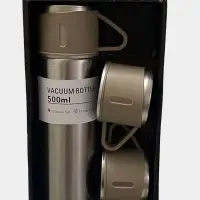 Подарочный набор Термос и кружки (цвет в ассортименте)