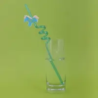 Трубочки для коктейля Лошадки 4 шт