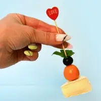 Шпажки для канапе Сердце 24 шт