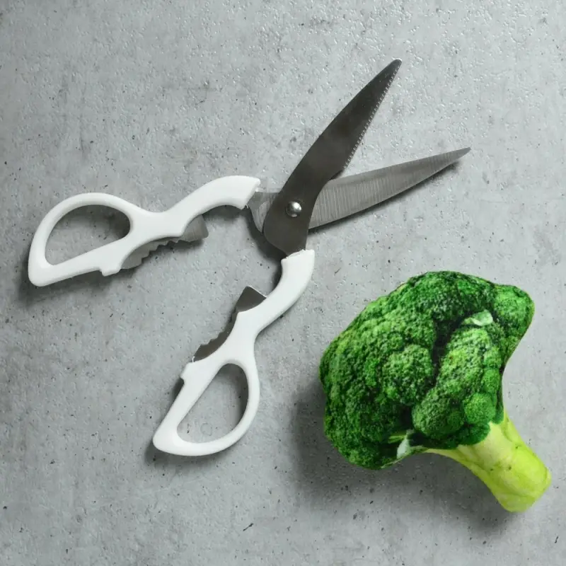 Ножницы для разделки продуктов белые 20см