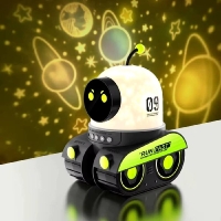 Робот-проектор с функцией ночной подсветки с динамиком Робот-проектор с функцией ночной подсветки с динамиком