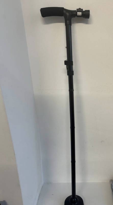 Трость опорная складная с фонариком