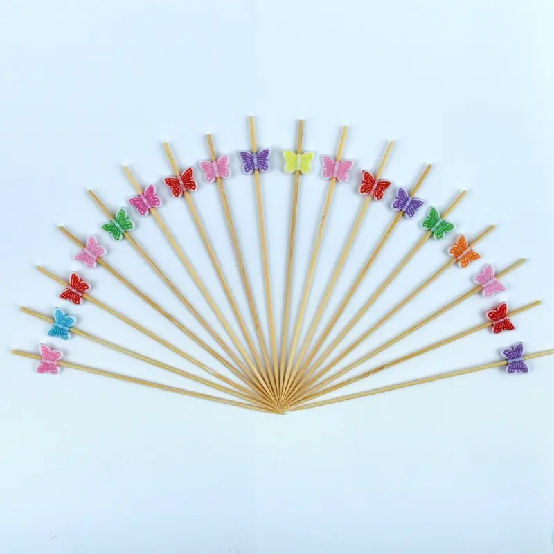 Шпажки для канапе Бабочки 24 шт