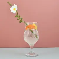 Трубочки для коктейля Ромашки 4 шт