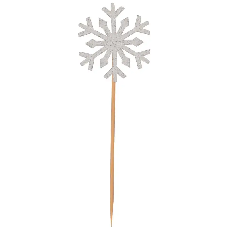 Шпажки для канапе Снежинки 6 шт (ассортимент)