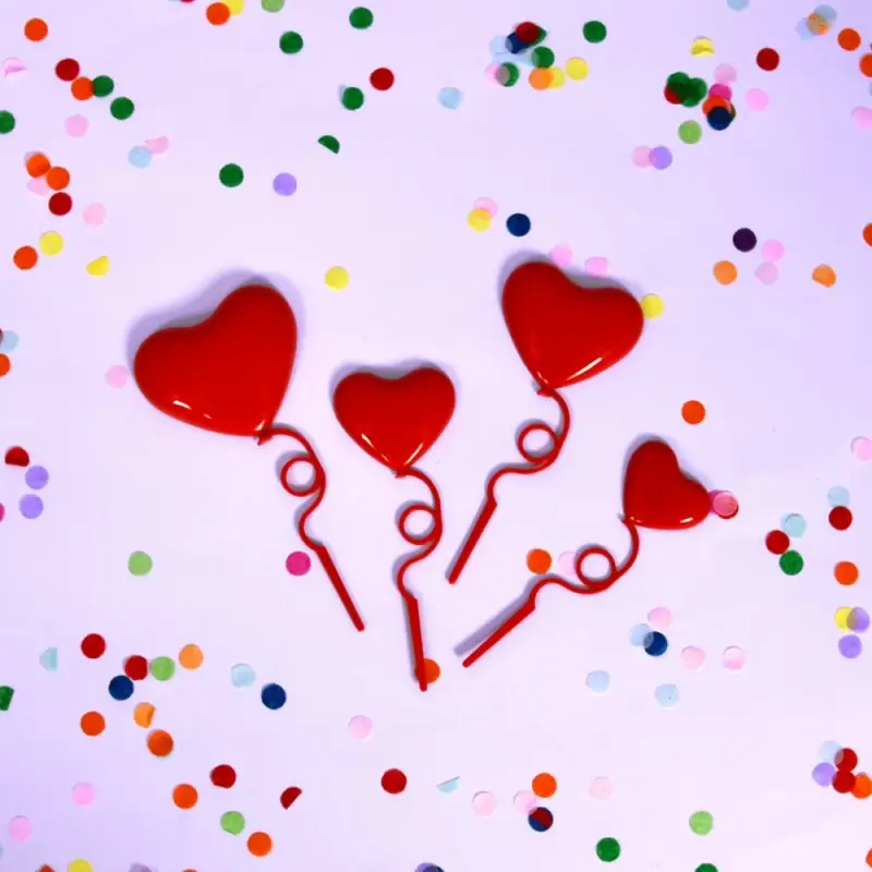 Топпер Сердечки 4шт