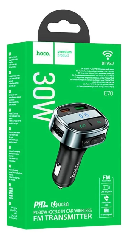 FM трансмиттер Hoco E70