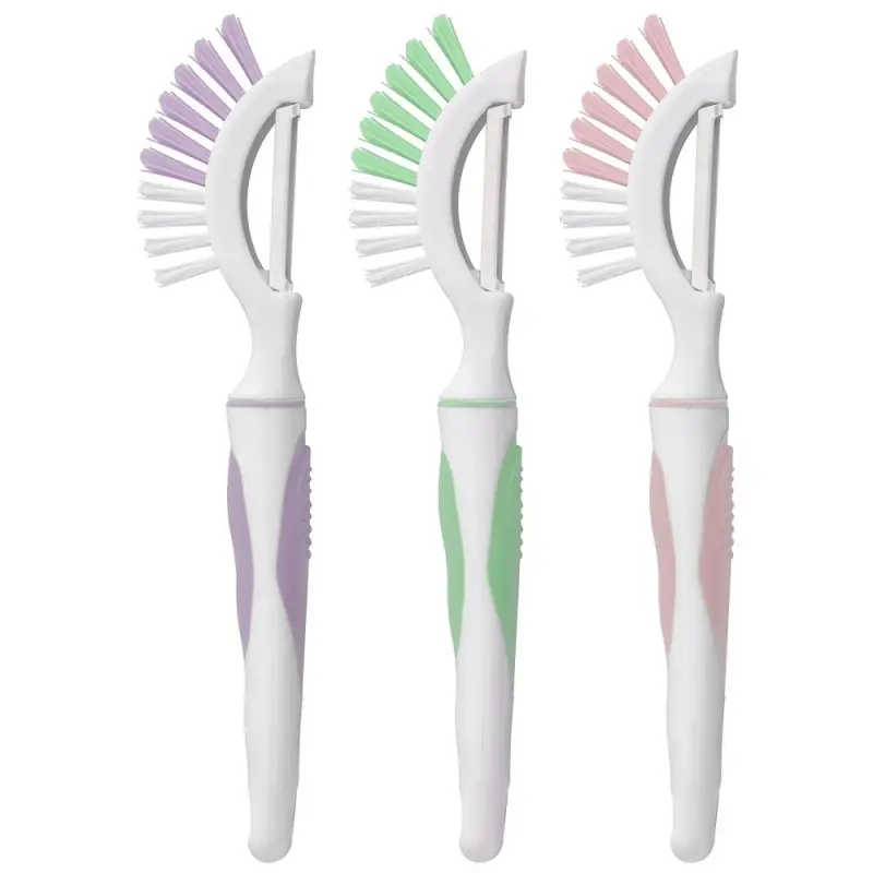 Овощечистка со щеткой 21 см (ассортимент)