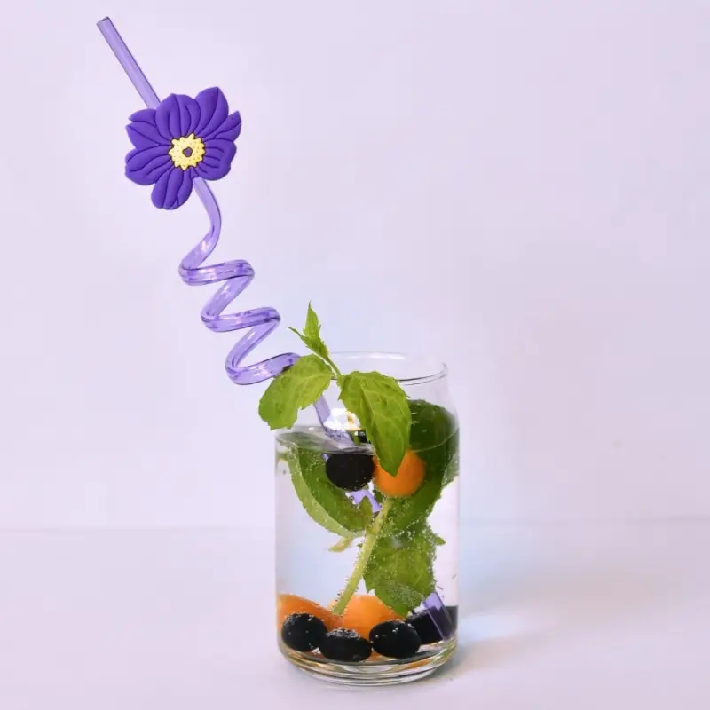 Трубочки для коктейля Гавайская вечеринка 4 шт