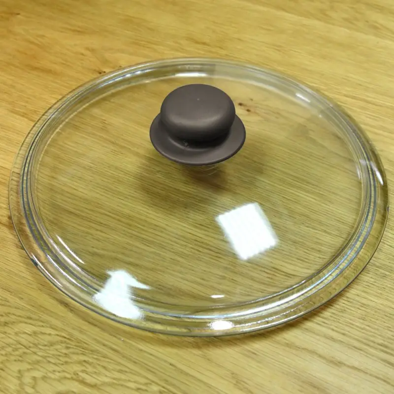 Ручка для крышки с саморезом серая диаметр 6 см