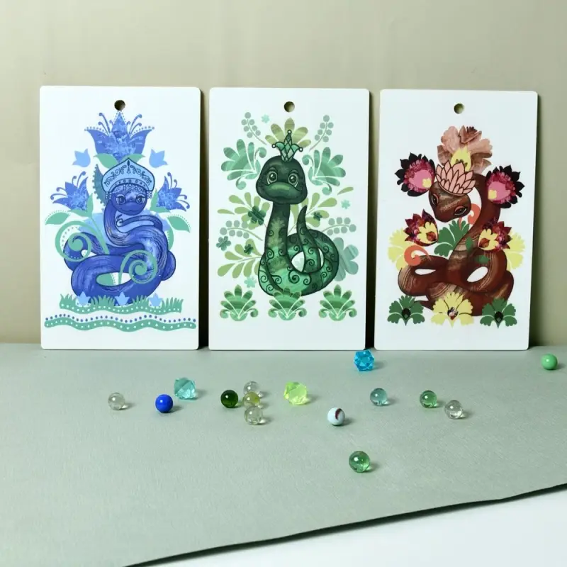 Доска разделочная Змейка Чародейка 29х17 см (ассортимент)