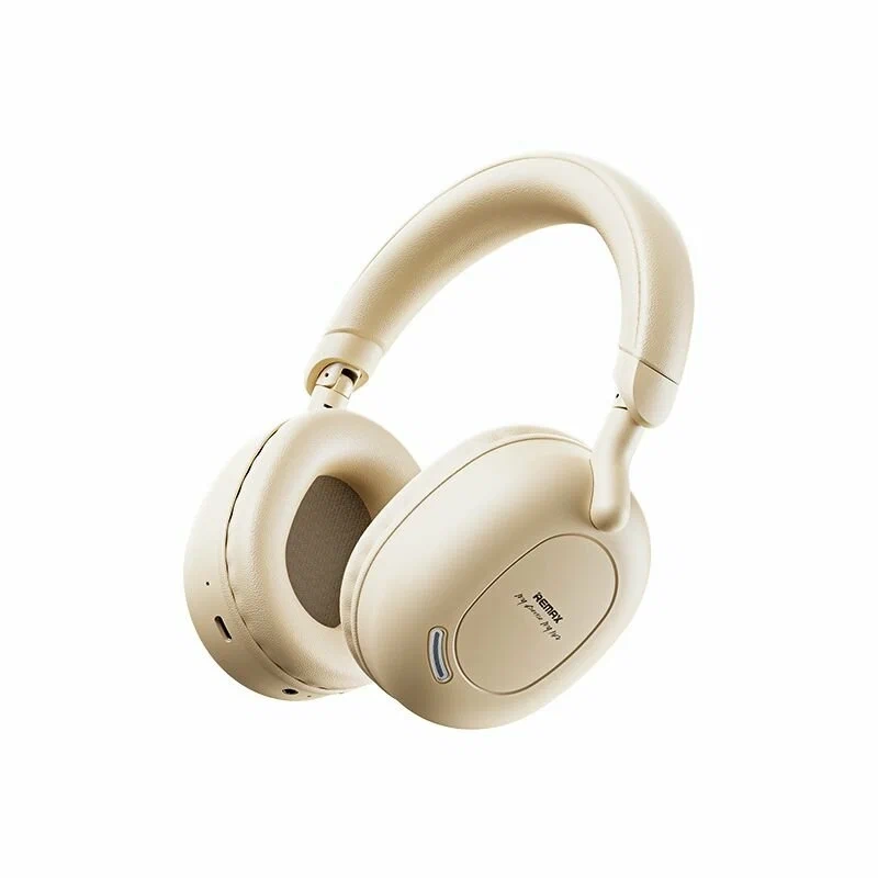 Наушники беспроводные Remax RB-560HB бежевые Наушники беспроводные Remax RB-560HB бежевые
