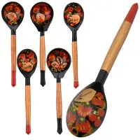 Ложка чайная Традиционная роспись (ассортимент)