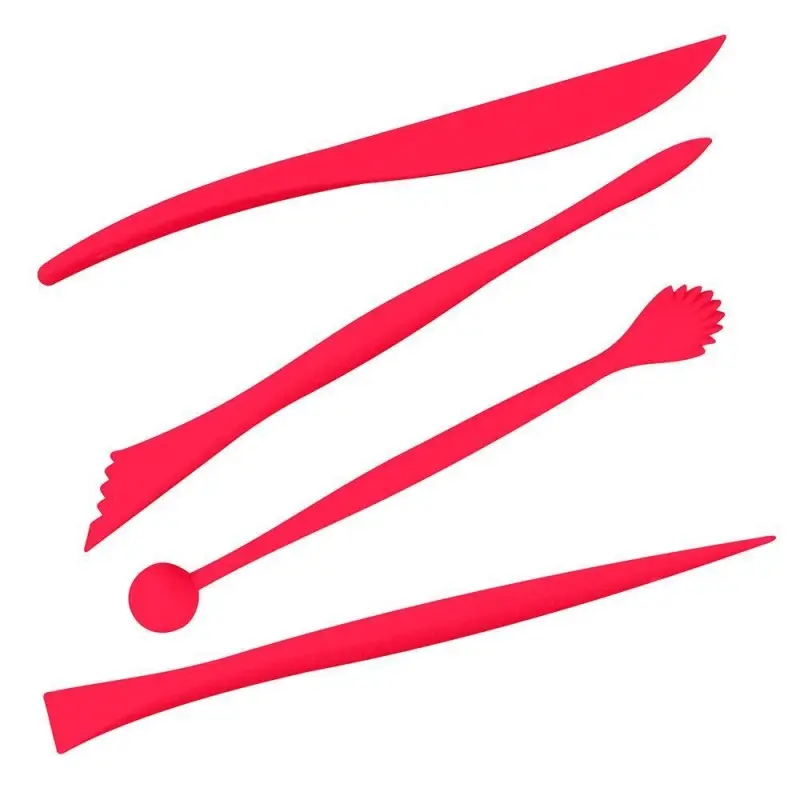 Набор инструментов для кондитерских украшений Стеки 4 шт 16 см (ассортимент)