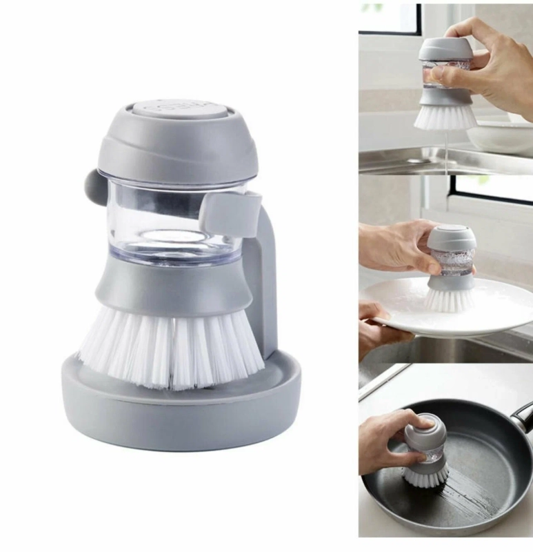 Щетка для мытья посуды с дозатором Щетка для мытья посуды с дозатором
