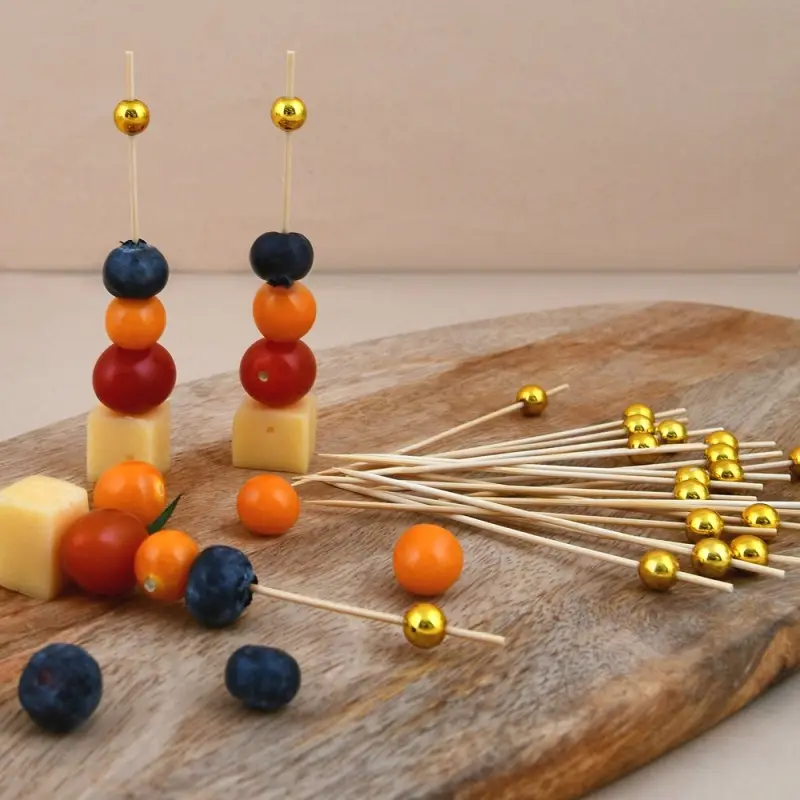 Шпажки для канапе Бусинки 24 шт