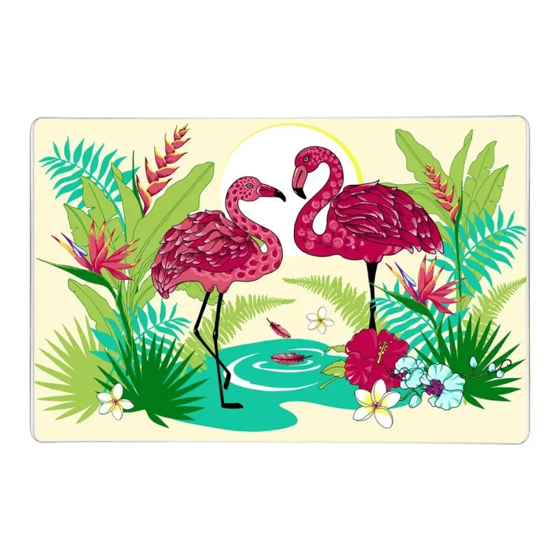 Доска разделочная Подставка под горячее Фламинго 18х28см (ассортимент)