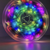 Гирлянда новогодняя на стену умная c пультом 5 метров