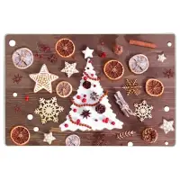 Доска разделочная Подставка под горячее С Новым годом 18х28 см (ассортимент)