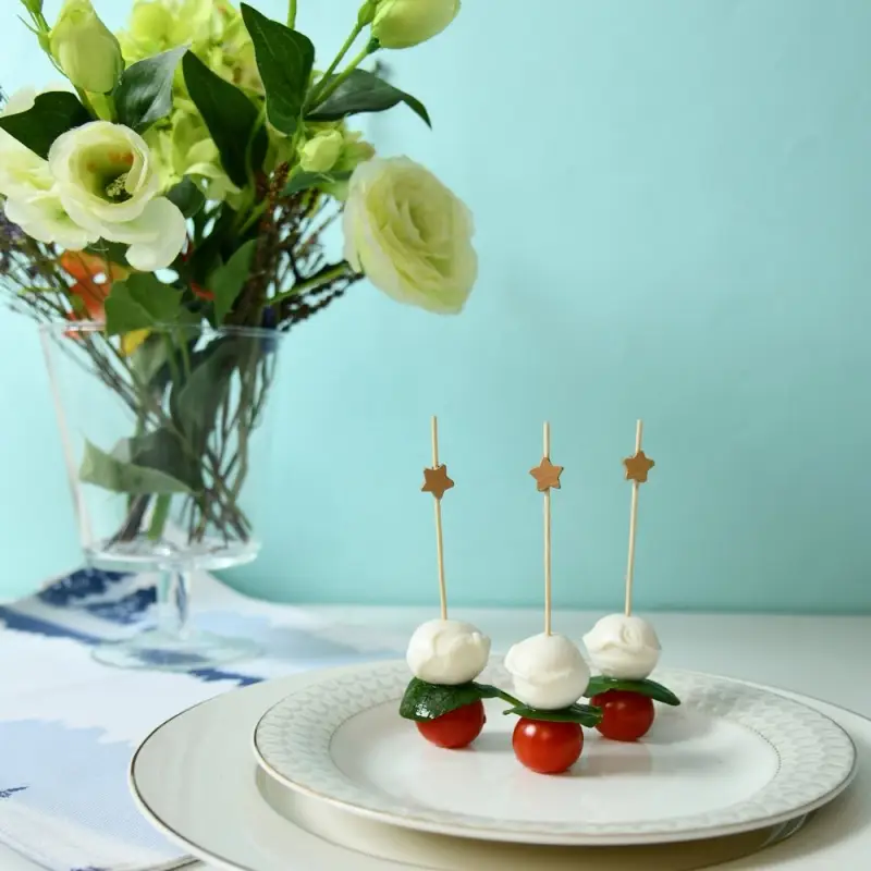 Шпажки для канапе Космос золото 24 шт