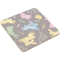 Подставка под горячее Пасхальные зайцы 14х14 см (ассортимент)