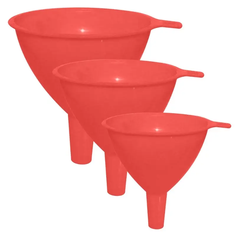 Воронки 3 шт диаметры 6,7,8 см (ассортимент)