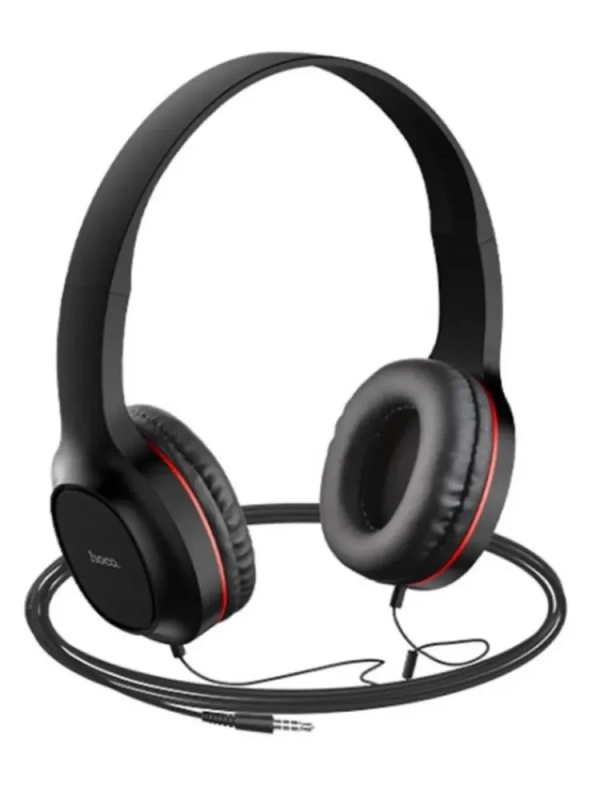 Наушники накладные HOCO W24 красный-черный Наушники накладные HOCO W24 красный-черный