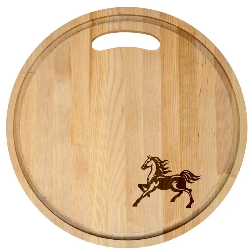 Доска разделочная с желобками Мустанг 28 см