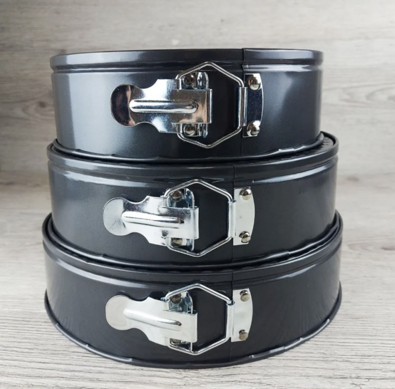 Набор форм для выпечки разъемных 18-20-22 см (3 шт) Набор форм для выпечки разъемных 18-20-22 см (3 шт)