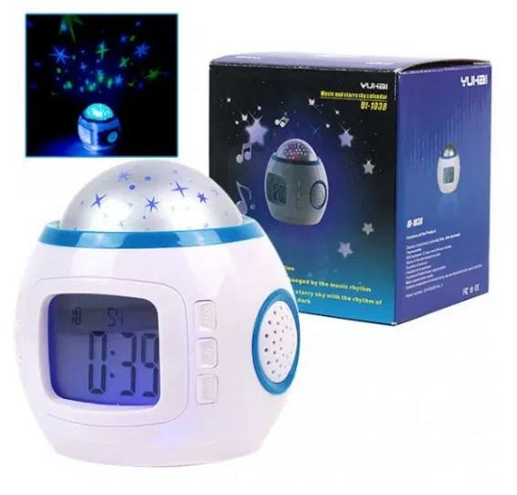 Часы-будильник с проекцией звездного неба