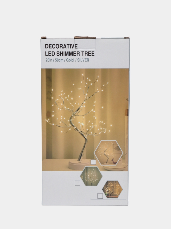 Светильник светодиодный ночник настольный Дерево