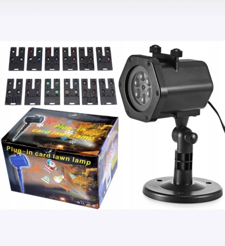 Рождественский светодиодный проектор (цвет в ассортименте)