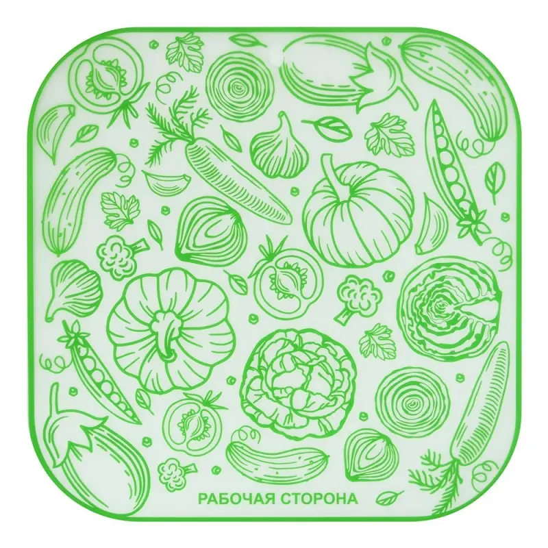 Доска разделочная Овощи 28х28 см