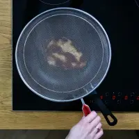 Сито плоское с ручкой Экран от брызг диаметр 26см