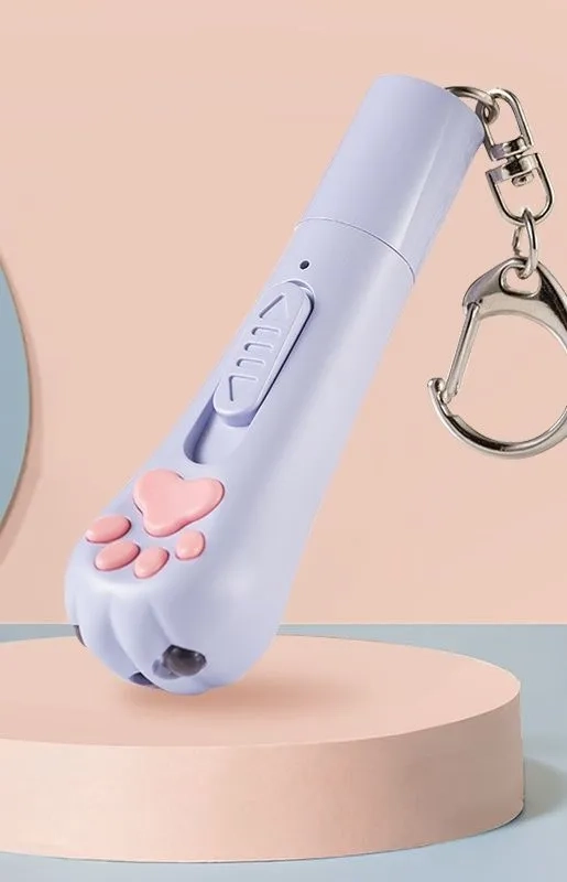 Лазерная игрушка-кошачья лапка (цвет в ассортименте) Лазерная игрушка-кошачья лапка (цвет в ассортименте)