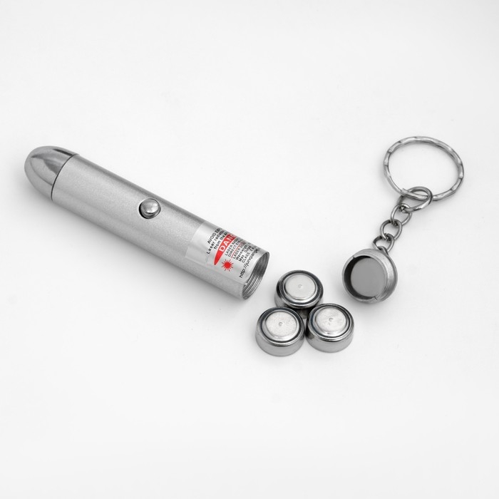 Лазерная указка с LED-лучом (цвет в ассортименте) Лазерная указка с LED-лучом (цвет в ассортименте)