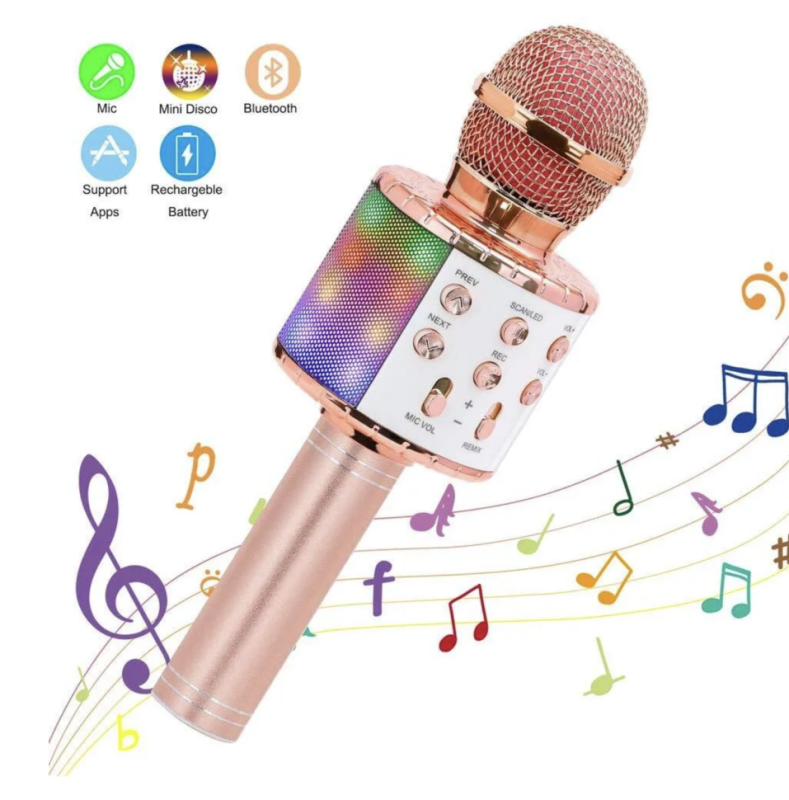 Караоке Микрофон со встроенным динамиком Караоке Микрофон со встроенным динамиком