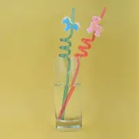 Трубочки для коктейля Лошадки 4 шт