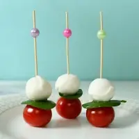 Шпажки для канапе Яркие бусинки набор 24 шт