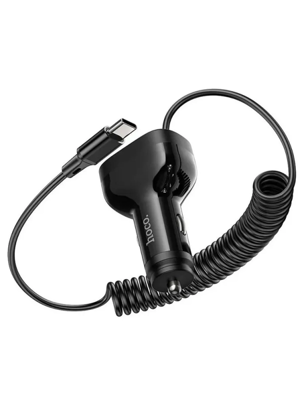 Автомобильное зарядное устройство с кабелем Hoco NZ11A