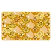 Разделочная доска Шарики Снежинки 29х17см (ассортимент)