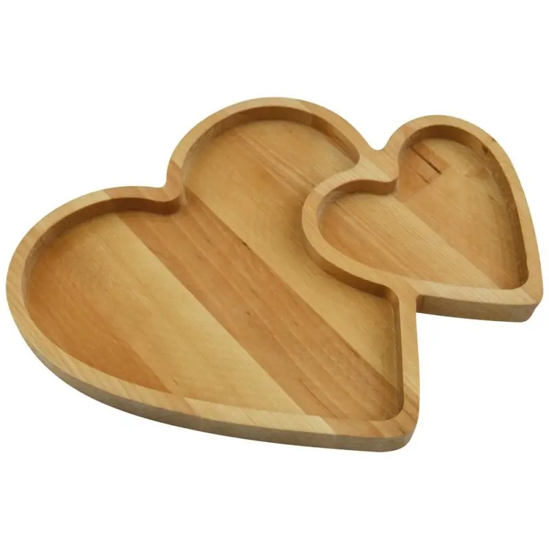 Менажница Два сердца 2 ячейки